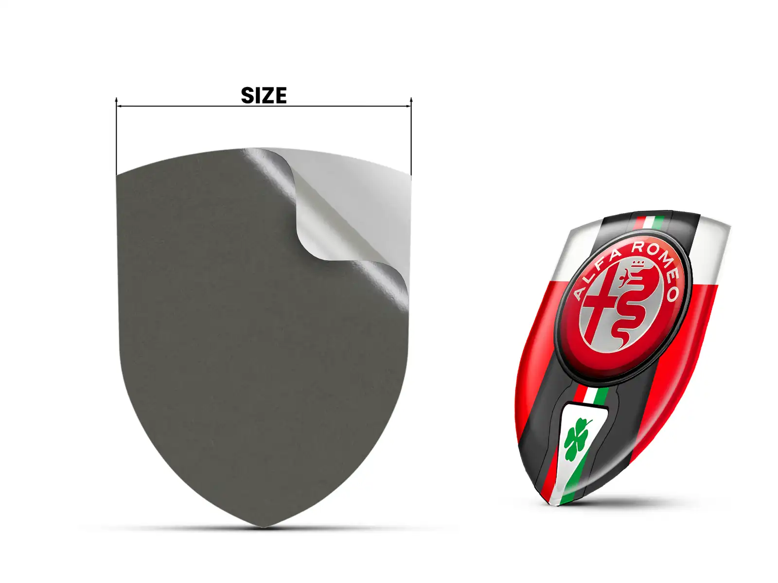 Alfa Romeo Fensteraufkleber Racing Hochwertig Robust
